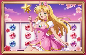 Starlight Princess Slot von Pragmatic Play mit magischer Anime-Prinzessin, Sternenzauber und bl&uuml;henden Kirschbl&uuml;ten